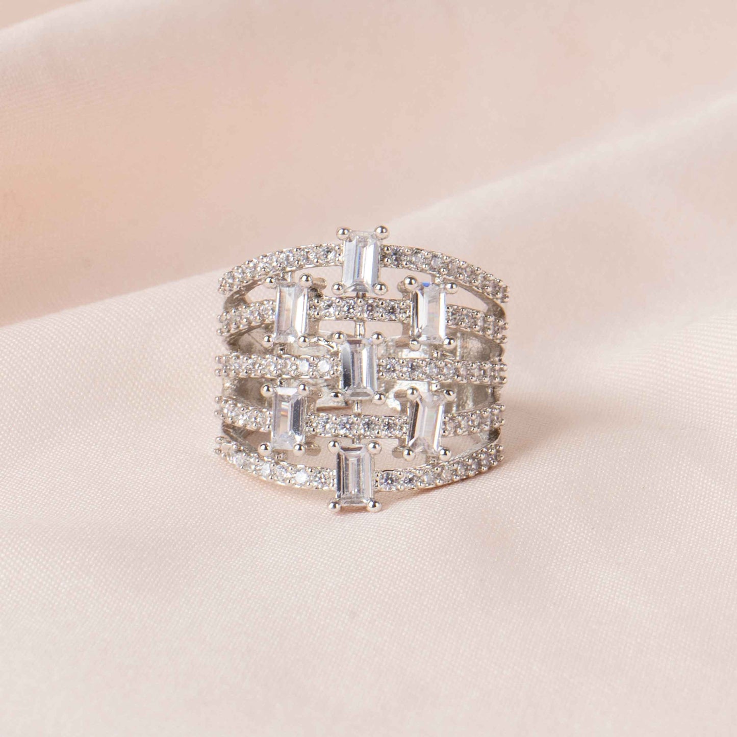 Radiant Diamond Glow Ring