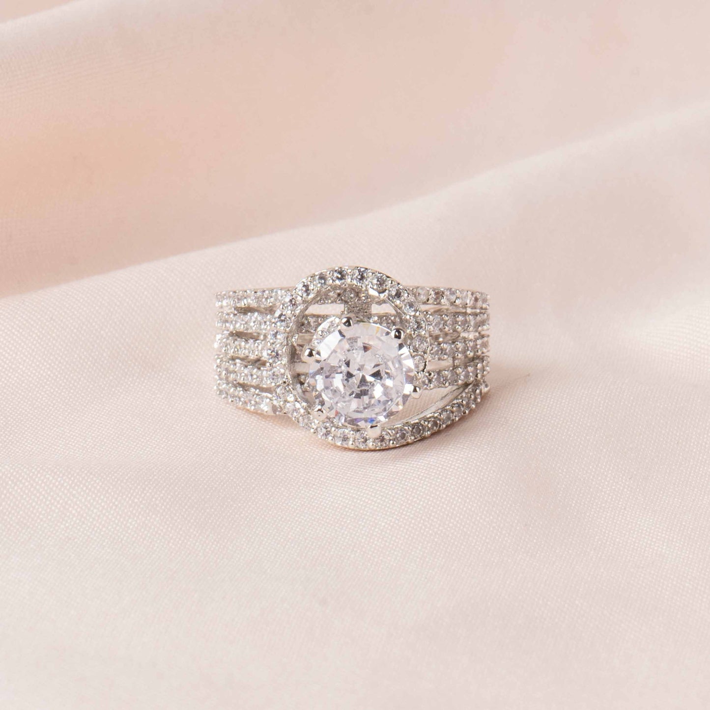 Radiant Diamond Glow Ring