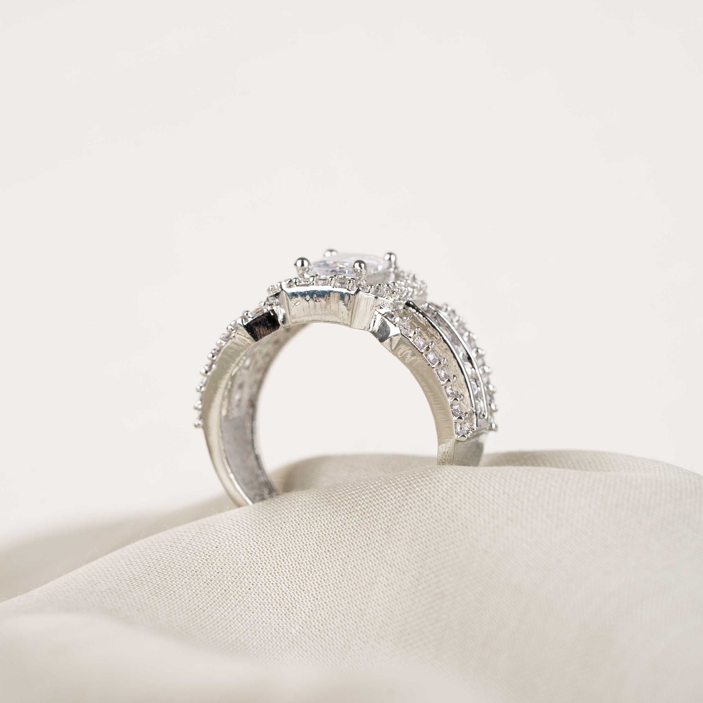 Radiant Diamond Glow Ring